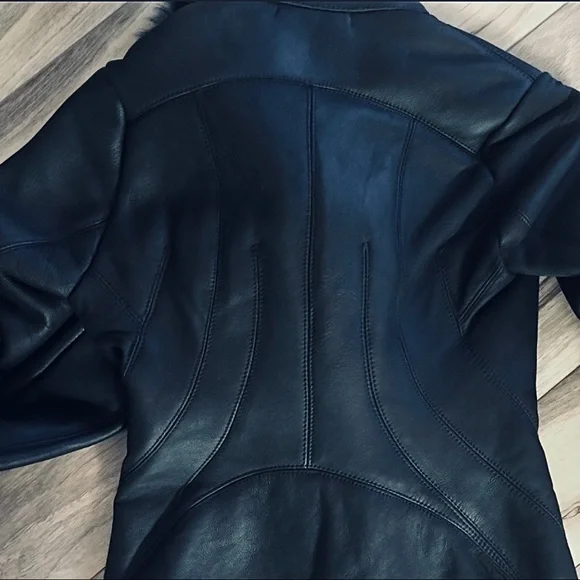 Versace leather jacket, VERSACE COLLECTION. - Picture 8 of 13